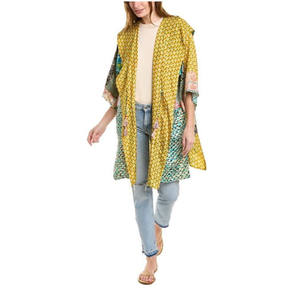 Johnny Was Paisley Tove Silk Kimono